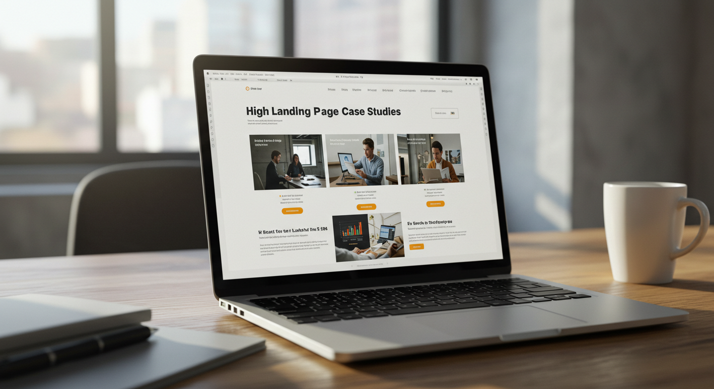 case studies on high converting landing pages