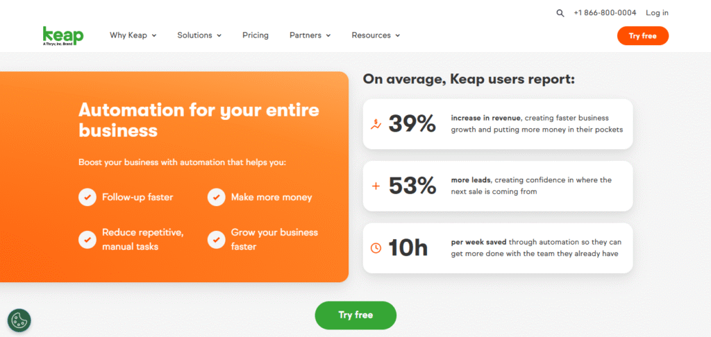 small business crm automation keap (2)